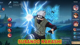 SUSANOO KAKASHI SKIN MOBILE LEGENDS REVIEW