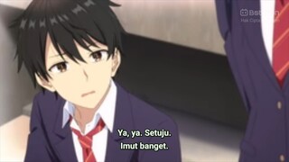 sahabat nya lagi cemburu cowoknya ga peka!