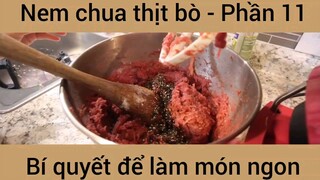 Bí quyết để làm món Nem chua thịt bò #11