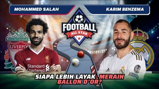 Mo Salah vs Karim Benzema: Winger Terbaik Lawan Striker Terbaik!? | Football Match 67 #short