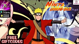 Ninja Legend Idle Gameplay - All Giftcodes - Naruto RPG Game Android