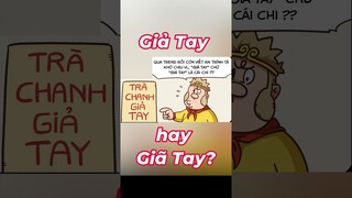 Giả Tay hay Giã Tay?  #nhatvl #truyentranh #comics #truyentranhhaihuoc