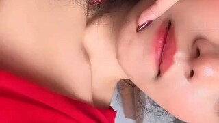beautiful girl. in read saree