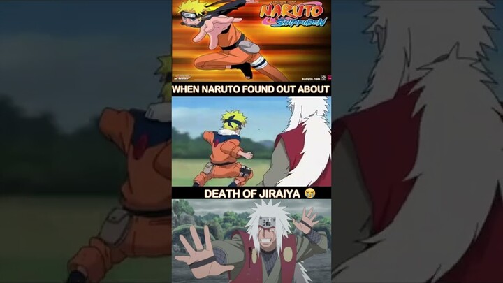 When Naruto Found About Death Of Jiraiya