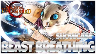 [SLAYERS UNLEASHED] 🐗BEAST BREATHING🐗 SHOWCASE + HOW TO GET IT (ROBLOX )