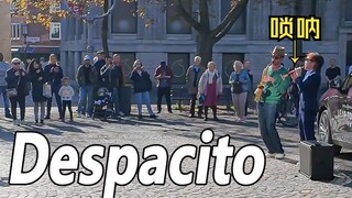 บนท้องถนนในประเทศเยอรมนี ผู้เล่นซูโอน่าเล่นเพลง Despacito และมีชาวต่างชาติแห่กันเข้ามาชมการแสดงด้วย!