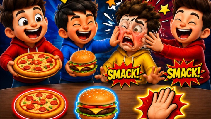 😱 3个神秘盒子里有什么？🍕🍔😂 | 爆笑卡通挑战