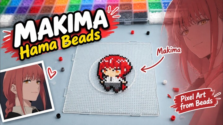 Makima Versi Hama Beads 🔥