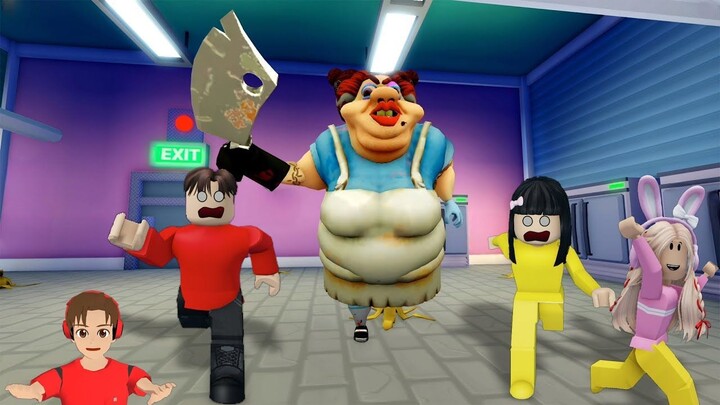 Yuta Dan Mio Disuruh Makan Makanan Tidak Enak Ibu Kantin  ROBLOX