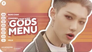 【歌词分配】Stray Kids新歌《神Menu》成员演唱时长分配视频