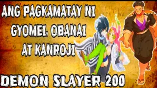 Ang pagkamatay ni Gyomei, Kanroji at Obanai - Demon slayer chapter 200 | kidd sensei tv