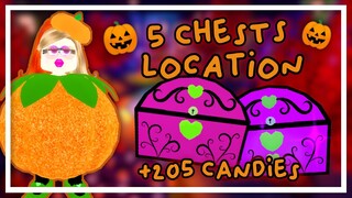 🎃🍬 ALL 5 CHESTS LOCATION IN WICKERY CLIFFS // Roblox Royale High