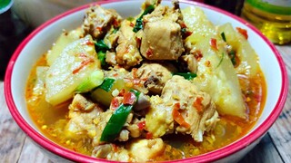 แกงฟักเขียวใส่ไก่บ้าน (แกงแบบ..สูตรเหนือ)น้ำแกงหอมเข้มข้นแบบบ้านๆ สไตล์ | ครัวบ้านๆ Channel
