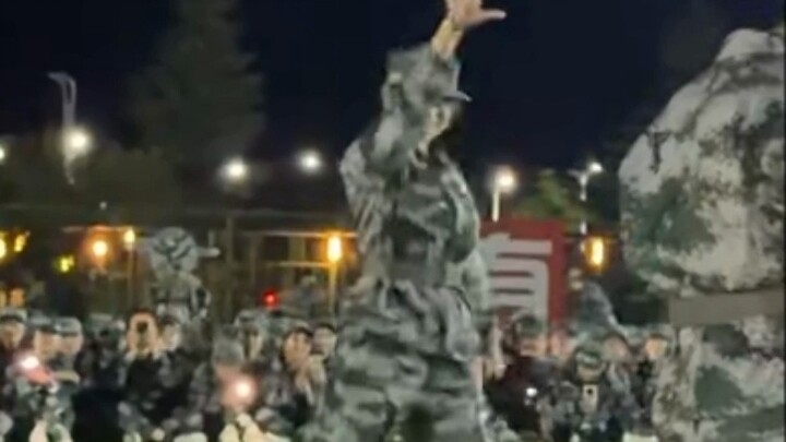 When I did the “more jump, more” dance during military training, the cheers and applause were even l