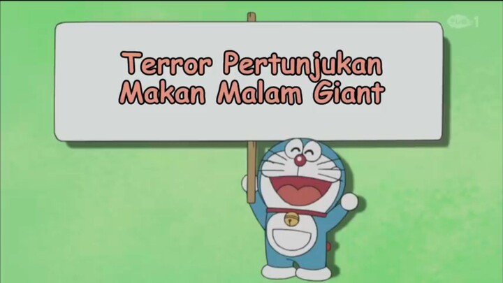 Doraemon Bahasa Indonesia Episode Teror Pertunjukan Makan Malam Giant & Nobita pun bisa berpikir ser