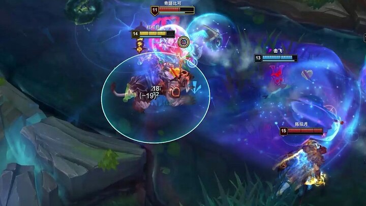Dianyi Drill 2’s top-lane Malphite vs. Angel in lane~