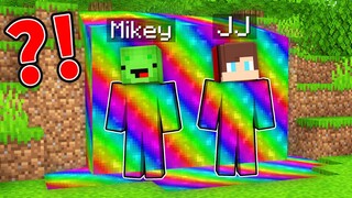 Mikey and JJ Pranked as RAINBOW LAVA in Minecraft - Maizen