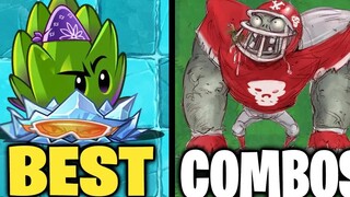 PvZ 2 Ghép ngẫu nhiên cây sử dụng diệp lục 5 lần vs 100 zombie toàn sao hiện đại - đội nào mạnh hơn?