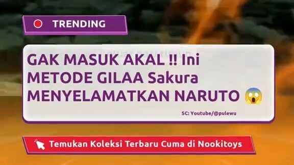 Di situasi genting, Sakura nggak cuma mengandalkan kekuatan pukulannya
