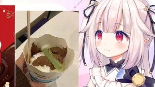 Japanese Lolita burst into laughter when she saw the comparison picture of McDonald's new products i