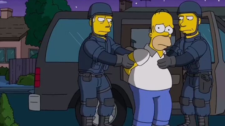 The Simpsons: Houmo was reported by Maggie for watching pirated movies and was sued by the producer!