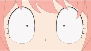 The different faces Anya makes (cute, disgusted, funny faces) ~ Spy x Family season 2 episode 1