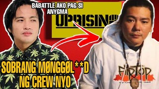 AKT ININSULTO SI ANYGMA AT ANG BUONG UPRISING (HANDANG LABANAN SI ANYGMA SA ISANG BATTLE) | FLIPTOP