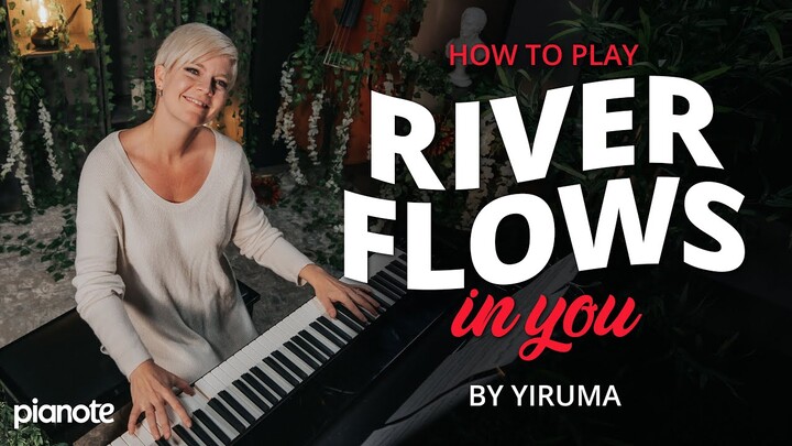 How to play River Flows In You by Yiruma 🏞🎹  (Beginner Piano Tutorial)