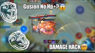 GUSION NO LIFE🤯 WTF DAMAGE🤯