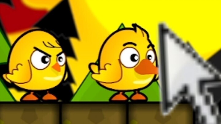 What was the ultimate ending of the chicken-and-duck game that went viral across the internet during