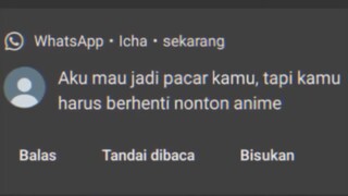 ketika kamu lebih pilih anime daripada cewek  nyata 🙂