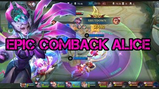 EPIC COMBACK MOMENTS ALICE