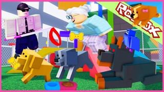 Roblox Story แปลงร่างกลายเป็นสุนัขแมว ตอน เรื่องราวสถานรับเลี้ยงสุนัขแมวจรจัด roblox pet story