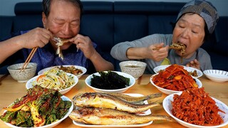 직접 말린 시래기로 만든 시래기국과 굴비구이, 봄동 무침 등 집밥 한상! (Korean homemade dishes) 요리&먹방!! - Mukbang eating show