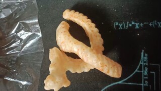 Ate some weird shrimp crackers