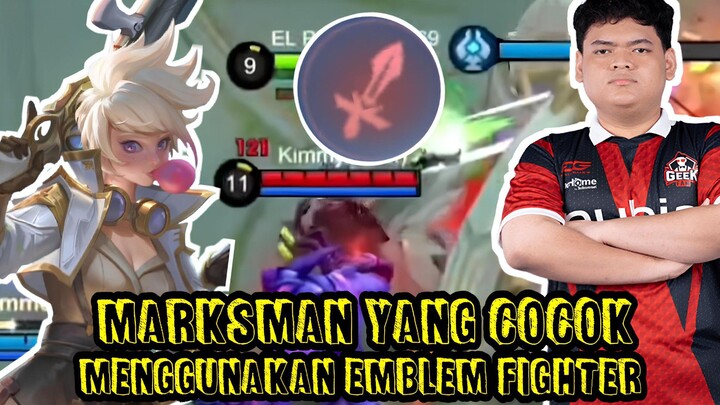 Kimmy goldlane pake emblem fighter? Emang enak? Begini penjelasannya - Clip MLBB