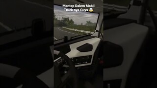 POV Mobil Banteng Merah Bagian Dalam Truck Simulator#games #funny #gaming #tiktok #bussid #shorts