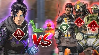 Pro Movement Squad vs Me! Who's gonna win? (3900+ Dmg) - Apex Legends Mobile Rush Gameplay