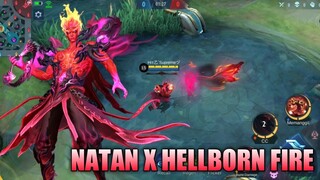 NATAN X VALIR LEGEND HELLBORN FIRE FULL EFFECTS - MOBILE LEGENDS