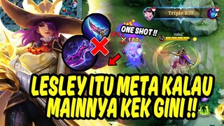 KDA 10/1/10 - RAHASIA SOLO RANK LESLEY BISA BANTAI BANTAI SENDIRI TANPA COVER DI MYTHIC