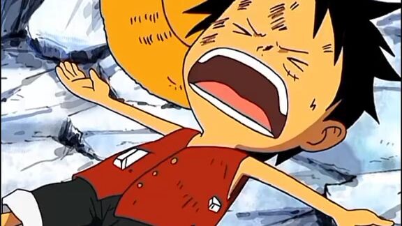 Anak ciapa nich! Luffy versi Chibi