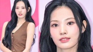 好久不见！【Jini】240203露额头大美女首尔时装周现场！