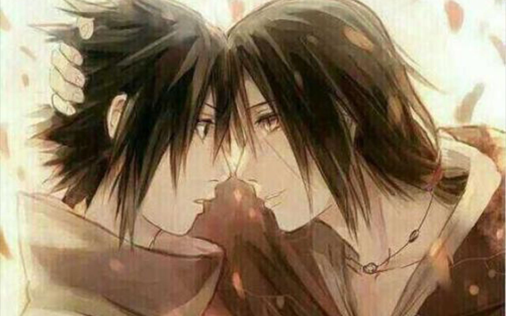 itachi x sasuke kiss