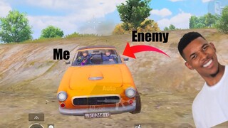 Enemy Has No Idea I am in His Car 😂 Pubg Mobile