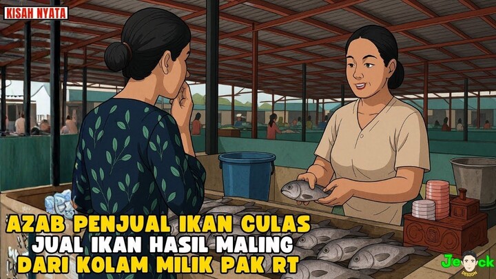 AZAB PENJUAL IKAN CULAS JUAL IKAN HASIL MALING DARI KOLAM MILIK PAK RT