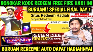 KODE REDEEM FREE FIRE TERBARU 13 MEI 2022 HARI INI