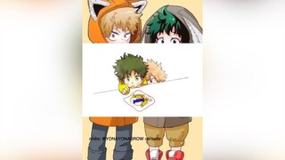 cuteee 🥺🤧 deku kacchan izukumidoriya katsukibakugou midorya bakugou myheroacademia mha bnha bakudek