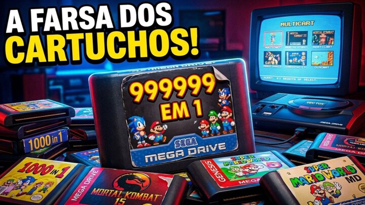 Como os Cartuchos Piratas de Mega Drive Dominaram o Brasil