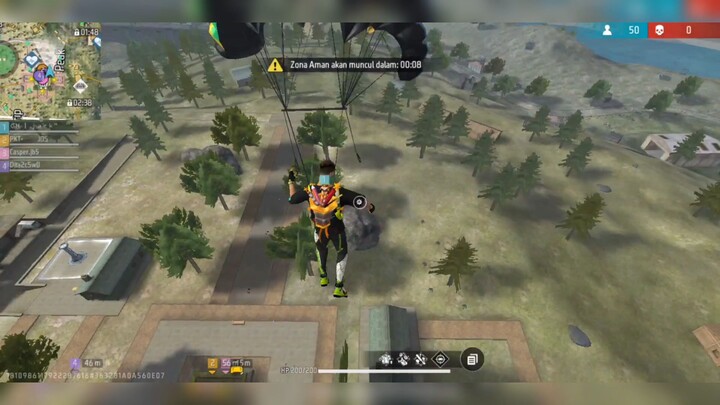 Gameplay FF BR RANK sampe booyah‼️