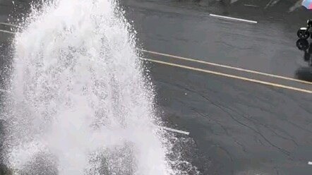 It’s leaking! Line up for a car wash, hahaha!